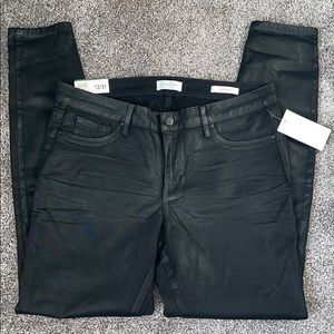 JESSICA SIMPSON Super Skinny Coated Denim Pants